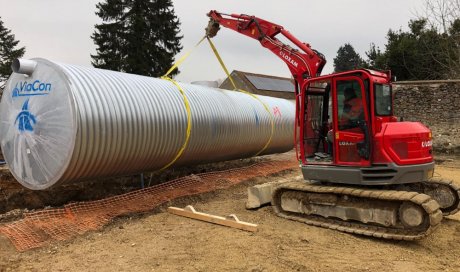 Pose et installation de cuve de récupération d'eau pluviale à Pont-sur-yonne