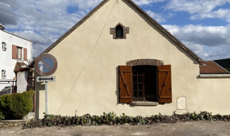 ENDUIT D'UN PIGNON A LA TYROLIEN TON PIERRE